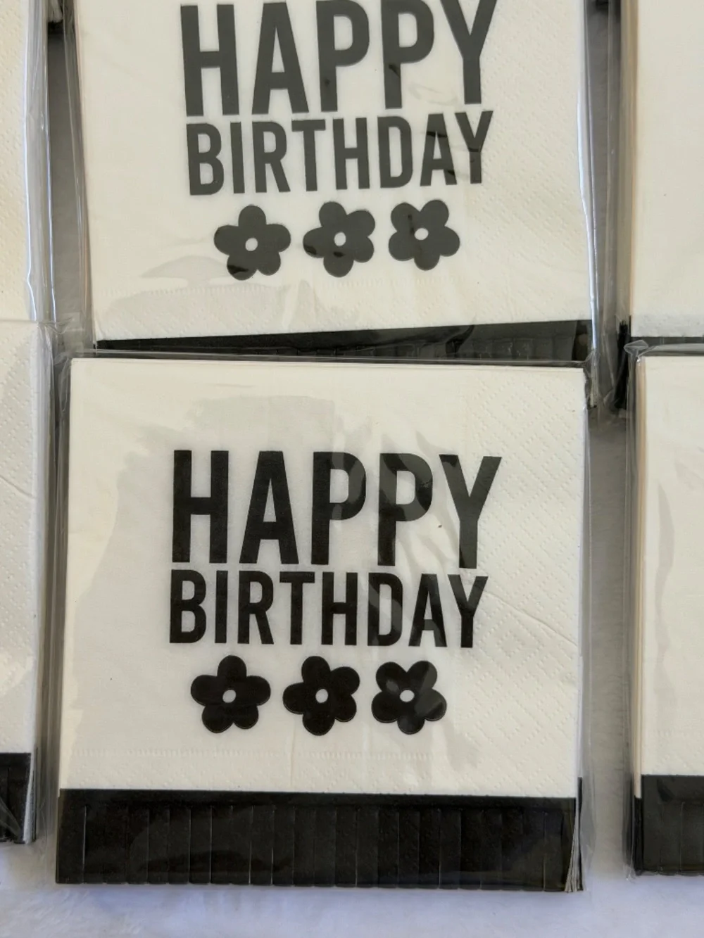 Lot of 12 Santa Barbara Design Studio Happy Birthday Napkins 240 Count Sealed 🎂